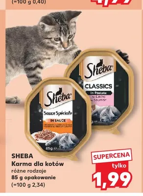 Mokra karma dla kotów Sheba Sauce Spéciale promocja w Kaufland
