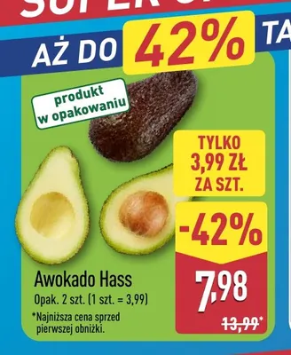 Awokado Hass promocja w Aldi