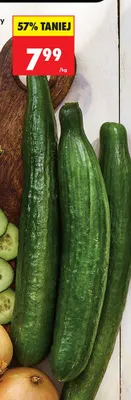 Ogórek szklarniowy na wagę promocja w Biedronka