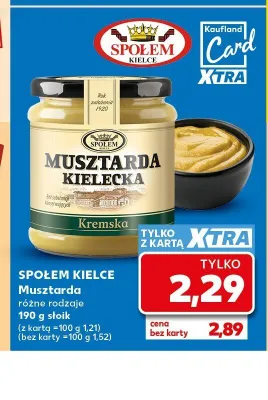 Musztarda Kielecka Społem Kielce promocja w Kaufland