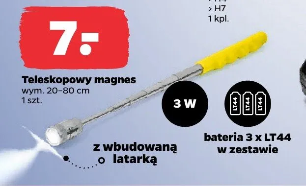 Teleskopowy magnes promocja w Netto