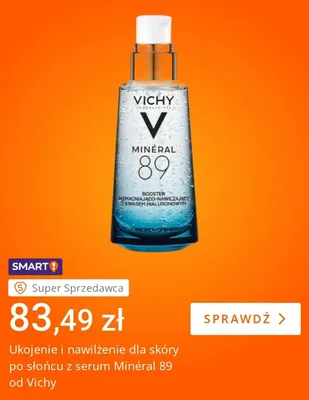 Serum wzmacniająco-nawilżające Vichy Minéral 89 Booster promocja w Allegro