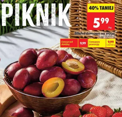 Śliwka domowa na wagę promocja w Biedronka