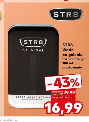 Woda po goleniu STR8 Original promocja w Kaufland