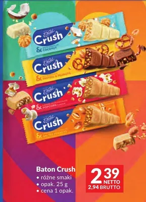 Baton Crush różne smaki promocja w Makro