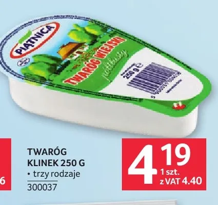 Twaróg klinek Piątnica promocja w Selgros