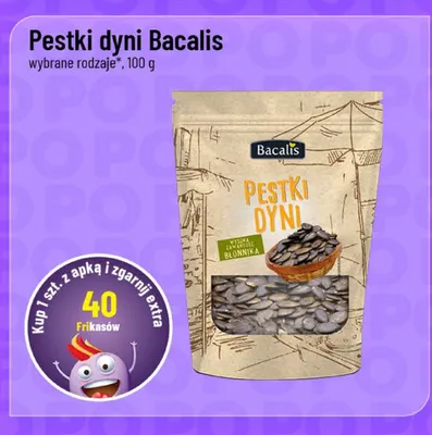 Pestki dyni Bacalis promocja w POLOmarket