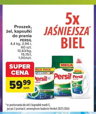 Kapsułki do prania Persil promocja w Carrefour
