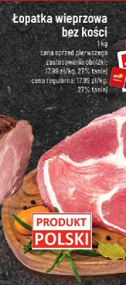 Łopatka wieprzowa bez kości promocja w POLOmarket