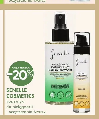 Kosmetyki do pielęgnacji i oczyszczania twarzy Senelle Cosmetics promocja w Super-Pharm