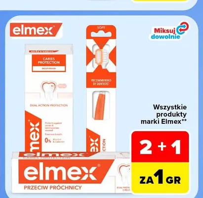 Pasta do zębów Przeciw Próchnicy Elmex promocja w Carrefour