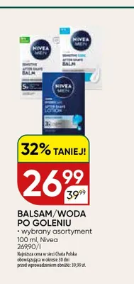 Woda po goleniu Nivea Men 100ml promocja w Chata Polska