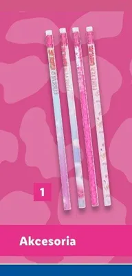 Ołówki z gumkami Forever Girlie 4-pak promocja w Lidl