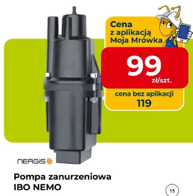 Pompa zanurzeniowa NERGIS IBO NEMO promocja w PSB Mrówka