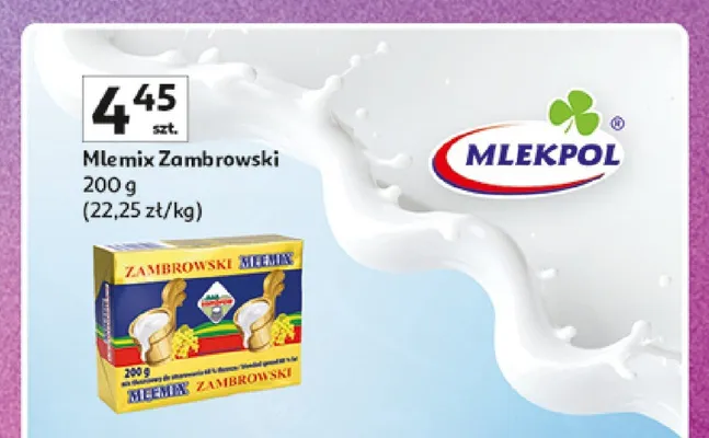 Mlemix Zambrowski promocja w Auchan