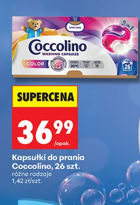 Kapsułki do prania Coccolino promocja w Biedronka