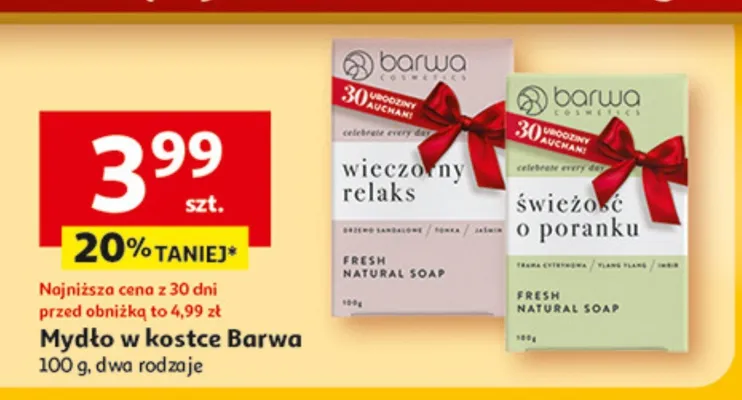 Mydło w kostce Barwa promocja w Auchan