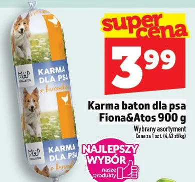 Karma baton dla psa 900g promocja w TOPAZ