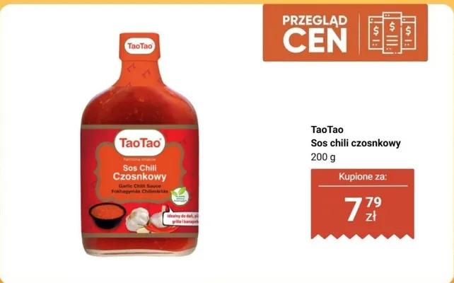Sos chili czosnkowy TaoTao promocja w Biedronka