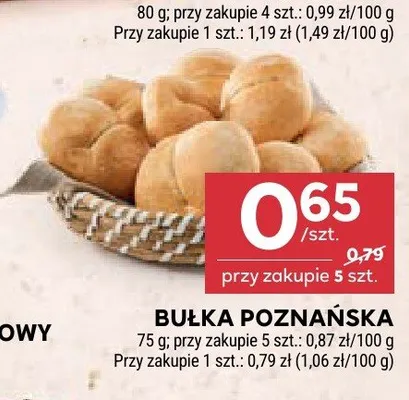 Bułka poznańska promocja w Stokrotka