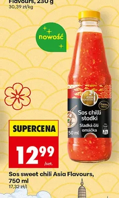 Sos sweet chili Asia Flavours promocja w Biedronka