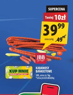 Kabanosy bankietowe JBB Bałdyga promocja w Arhelan