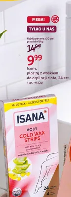 Plastry z woskiem do depilacji ciała, 24szt. promocja w Rossmann