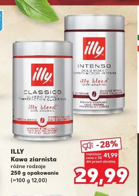 Kawa ziarnista Illy Intenso promocja w Kaufland