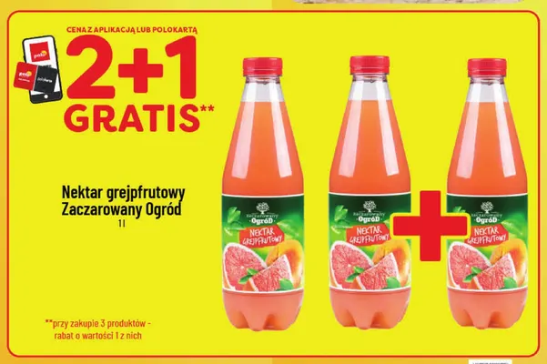 Nektar grejpfrutowy Zaczarowany Ogród promocja w POLOmarket