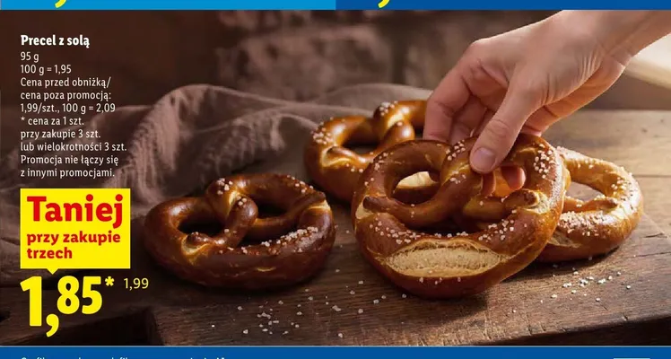 Precel z solą promocja w Lidl