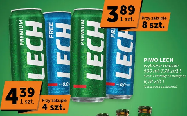 Piwo Lech Premium promocja w ABC