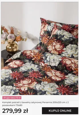 Komplet pościeli z bawełny satynowej Persemia Home&You promocja w home&you