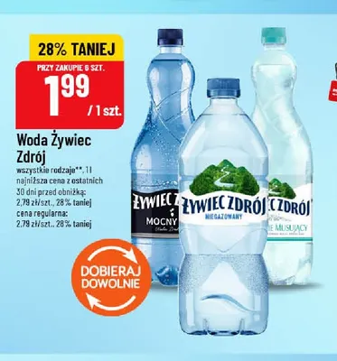 Woda Żywiec Zdrój Niegazowany promocja w POLOmarket