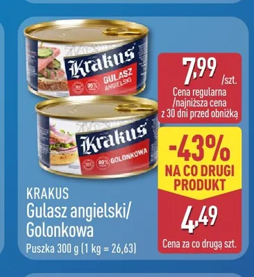 Golonkowa Krakus promocja w Aldi
