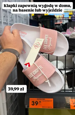 Klapki Lee Cooper Originals promocja w Biedronka