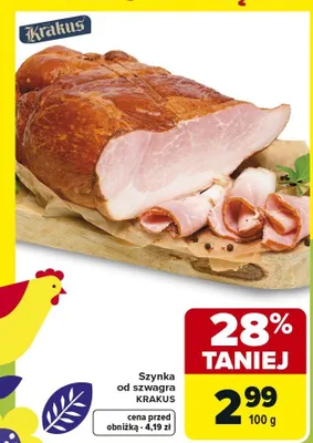 Szynka od szwagra promocja w Carrefour