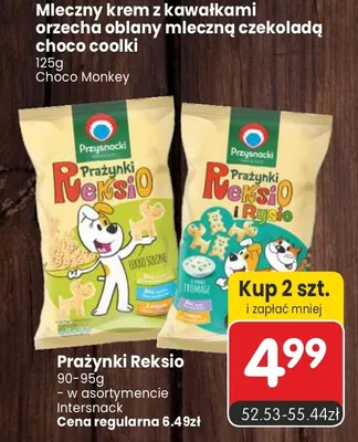 Mleczny krem z kawałkami orzecha oblany mleczną czekoladą choco coolki promocja w Market Point