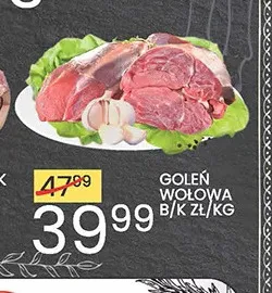 Goleń wołowa bez kości promocja w Wafelek