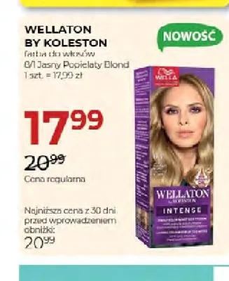 Farba do włosów Wellaton by Koleston 0/1 Jasny Popielaty Blond promocja w Drogerie Jawa