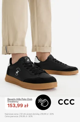 Sneakersy Beverly Hills Polo Club promocja w CCC