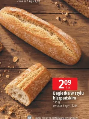 Bagietka w stylu hiszpańskim promocja w Leclerc
