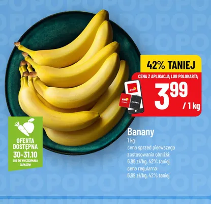 Banany promocja w POLOmarket