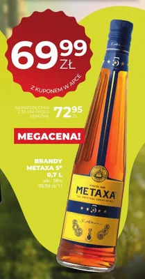 Brandy Metaxa 5* promocja w Duży Ben