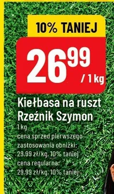 Kiełbasa na ruszt Rzeźnik Szymon promocja w POLOmarket