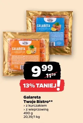 Galareta z kurczakiem, z wieprzowiną promocja w Netto