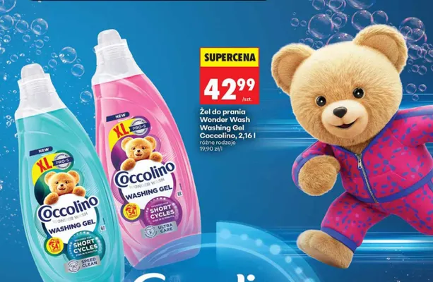 Żel do prania Wonder Wash Washing Gel Coccolino promocja w Biedronka