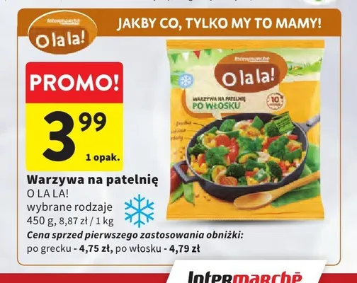 Warzywa na patelnię po włosku O la la! promocja w Intermarche