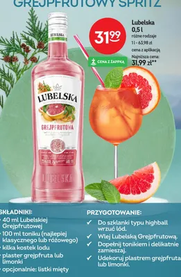 Lubelska Grejpfrutowa 0,5l różne rodzaje promocja w Żabka