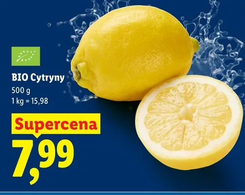 BIO Cytryny promocja w Lidl