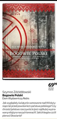 Książka Szymon Zdziebłowski Bogowie Polski oprawa twarda promocja w Empik